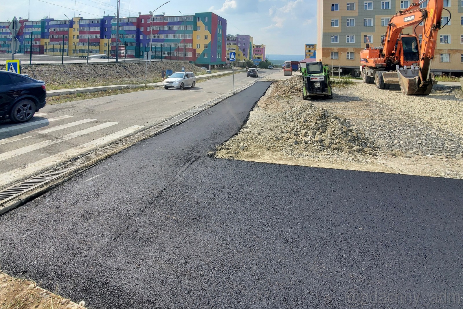 Завершен первый этап благоустройства двора 31 дома « «Город Удачный»